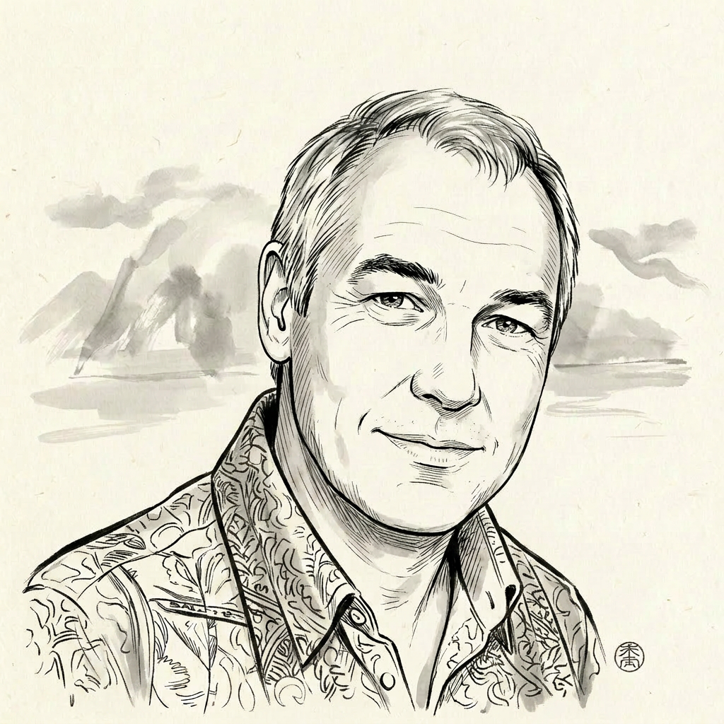 Getekend portret van Pieter sr.